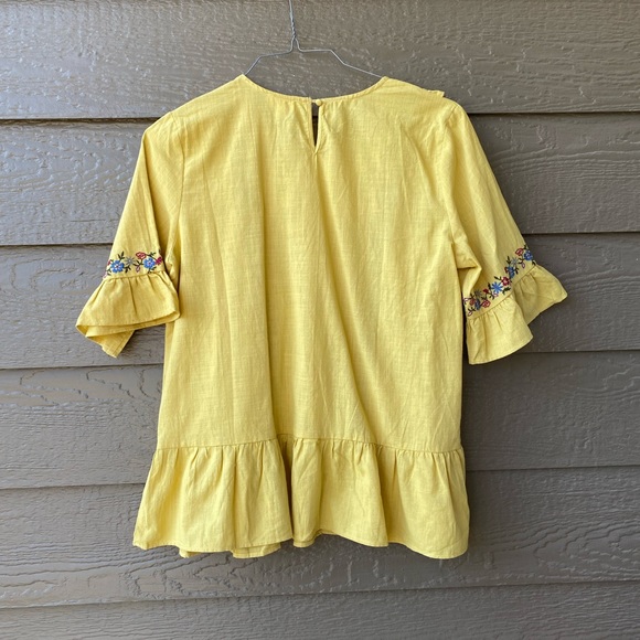 Orange creek Princess Seam Embroidered Top blouse - Picture 11 of 15